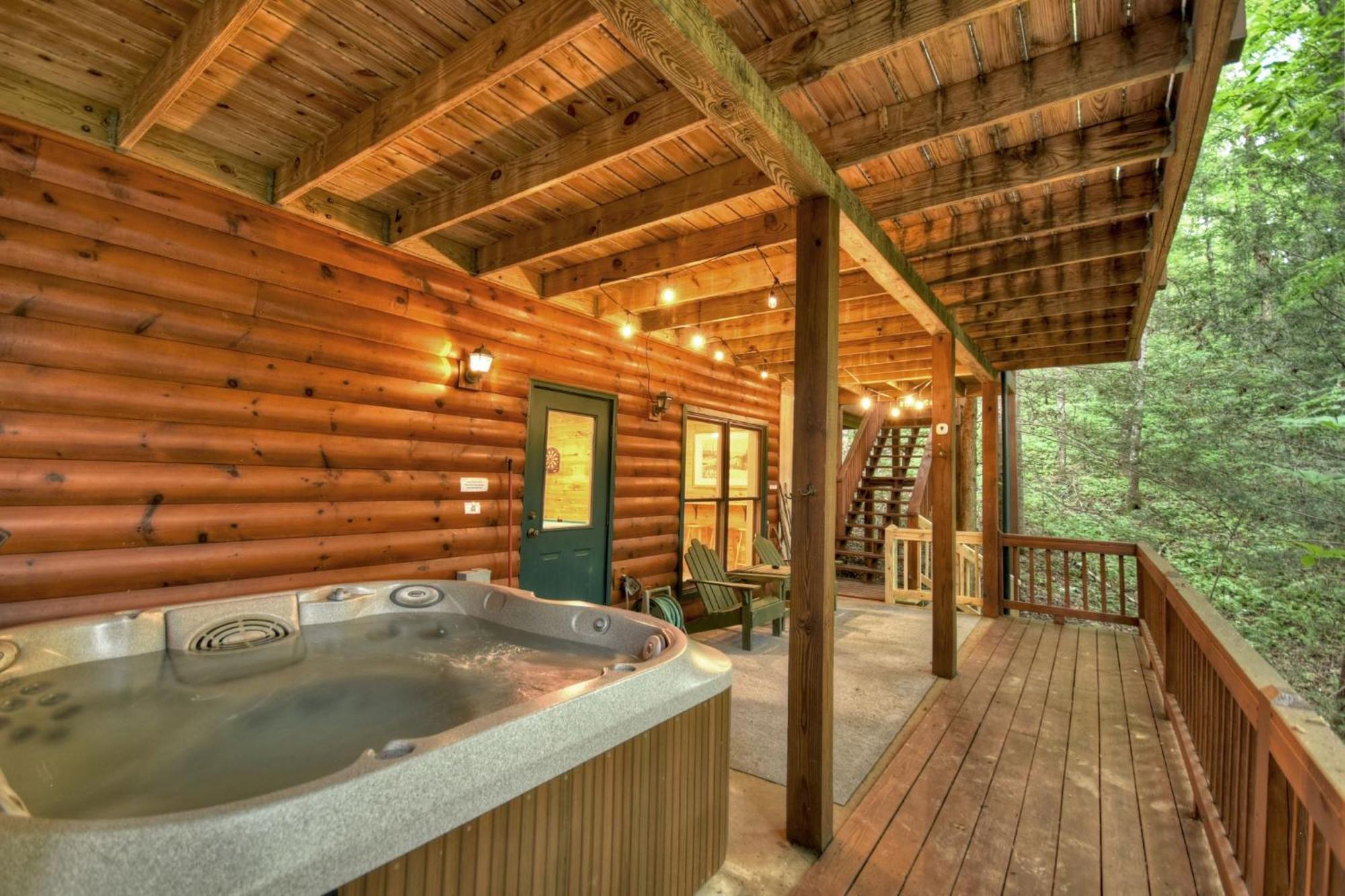 K6 Lodge Gather Around The Firepit Soak In The Hot Tub And Splash In The Creek Блу-Ридж Екстер'єр фото